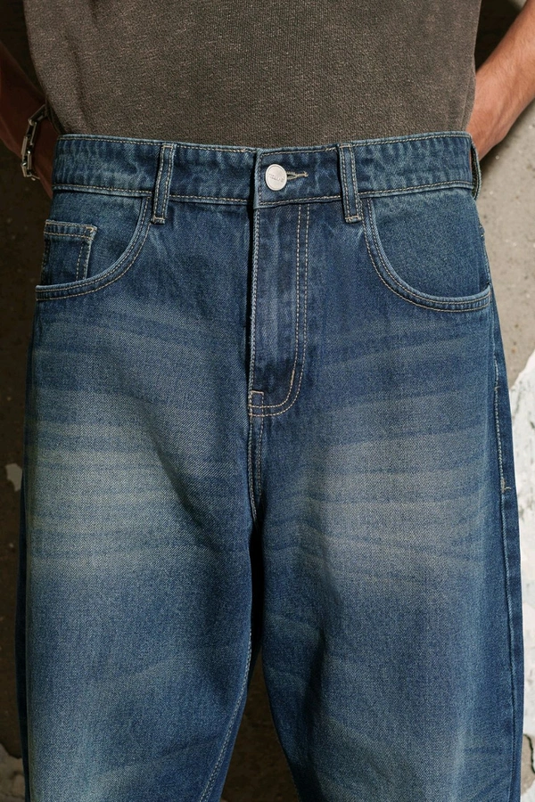 FREAKINS soft grunge men's baggy straight jeans - Astronaut, 32