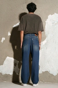 FREAKINS soft grunge men's baggy straight jeans - Astronaut, 34