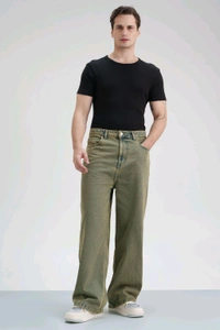FREAKINS fern blue men's wide leg jeans - Corduroy, 28