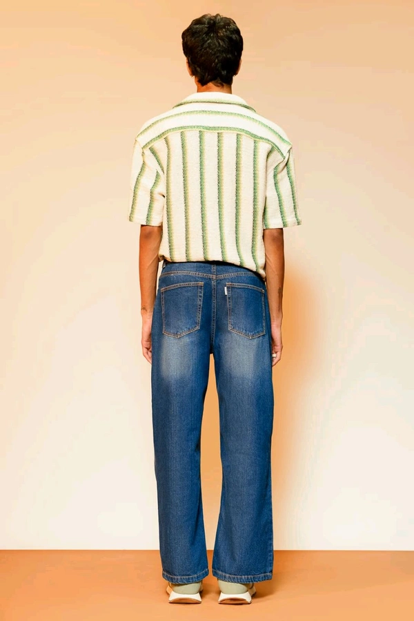 FREAKINS mid blue men's wide jeans - Kashmir Blue, 34