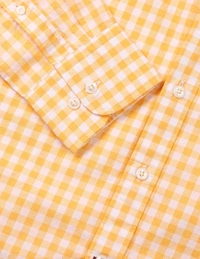 U.S POLO ASSN. Gingham Twill Shirt - Bright Sun, S