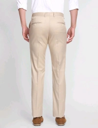 ARROW Tailored Regular Fit Solid Formal Trousers - Peach, 28