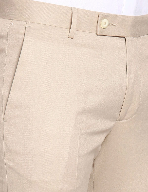 ARROW Tailored Regular Fit Solid Formal Trousers - Peach, 32