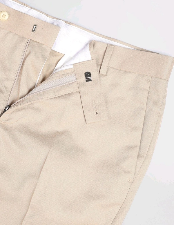 ARROW Tailored Regular Fit Solid Formal Trousers - Peach, 34