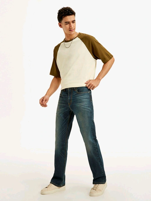 LEVI'S  Men's 527 Slim Bootcut Fit Blue Jeans - San Marino, 34