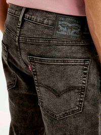 LEVI'S  Men's 527 Slim Bootcut Fit Charcoal-Grey Jeans - Mine Shaft, 30