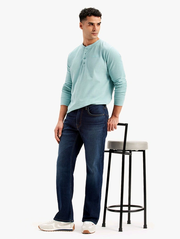 LEVI'S  Men's 517 Bootcut Dark Blue Jeans - East Bay, 30