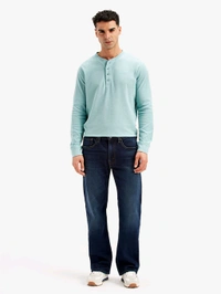 LEVI'S  Men's 517 Bootcut Dark Blue Jeans - East Bay, 30