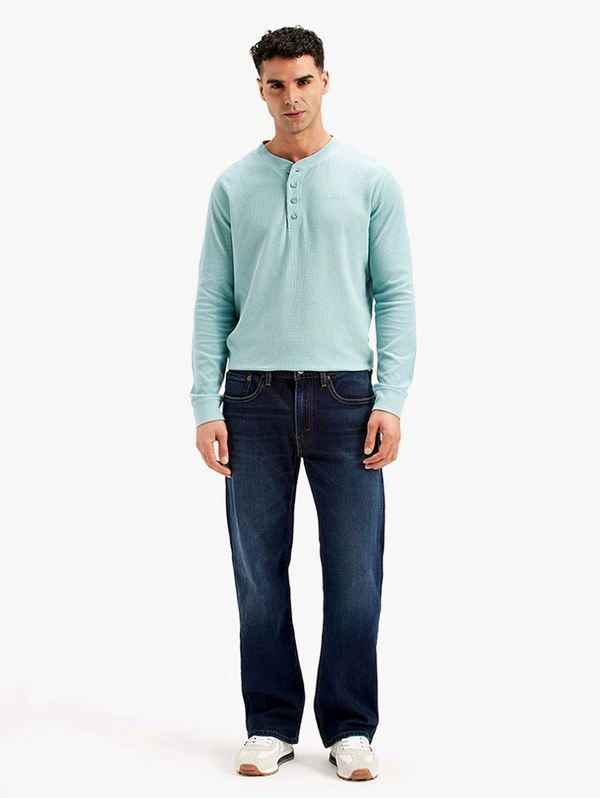LEVI'S  Men's 517 Bootcut Dark Blue Jeans - East Bay, 30