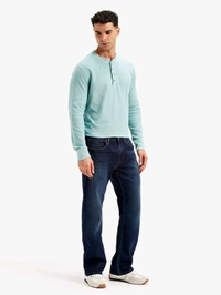 LEVI'S  Men's 517 Bootcut Dark Blue Jeans - East Bay, 30