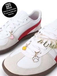 Puma  Palermo Lth Unisex Beige & White Sneakers - Mercury, UK 09