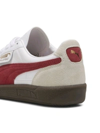 Puma  Palermo Lth Unisex Beige & White Sneakers - Mercury, UK 09
