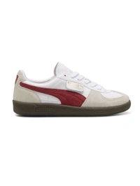Puma  Palermo Lth Unisex Beige & White Sneakers - Mercury, UK 10