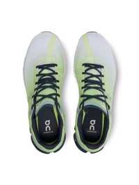 On  Cloudflow 3 White & Green Running Shoes - Madang, UK 06