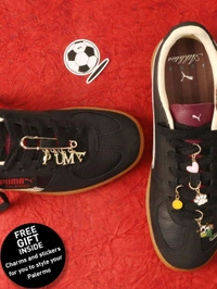 Puma  Palermo Players Lane Unisex Sneakers - Black, UK 06