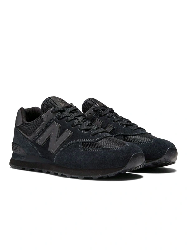 New Balance Men 574 Sneakers - Black, UK 10