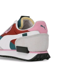 Puma  FUTURE RIDER PLAY ON Unisex Green Sneakers - White, UK 09