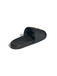 Adidas  ADILETTE COMFORT Unisex Black SWIM Sliders - Black, UK 09