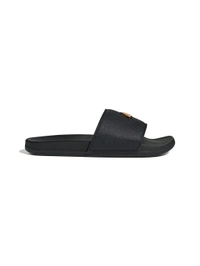 Adidas  ADILETTE COMFORT Unisex Black SWIM Sliders - Black, UK 09