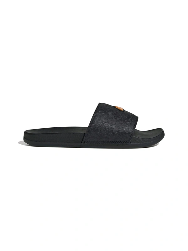 Adidas  ADILETTE COMFORT Unisex Black SWIM Sliders - Black, UK 09