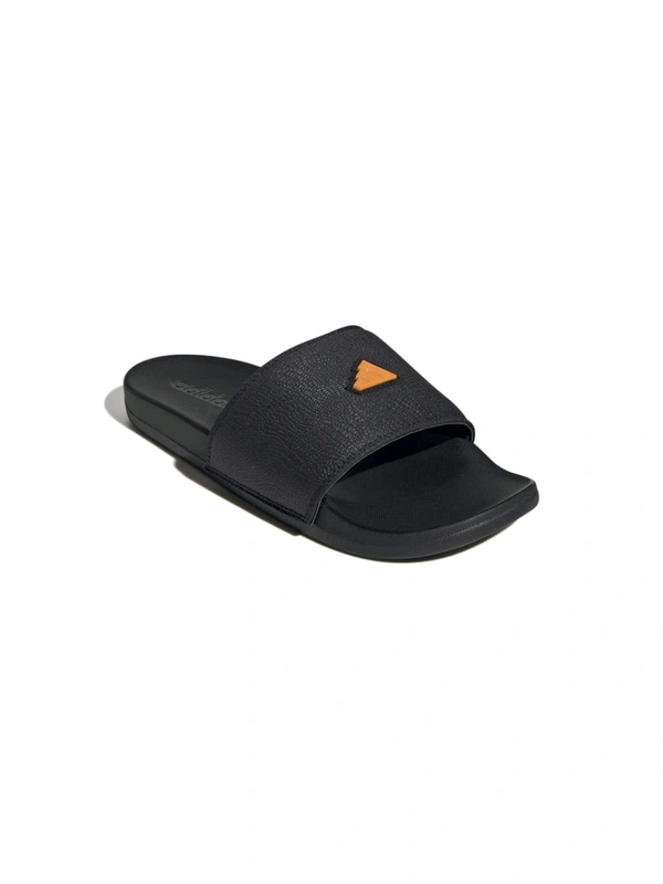 Adidas  ADILETTE COMFORT Unisex Black SWIM Sliders - Black, UK 10