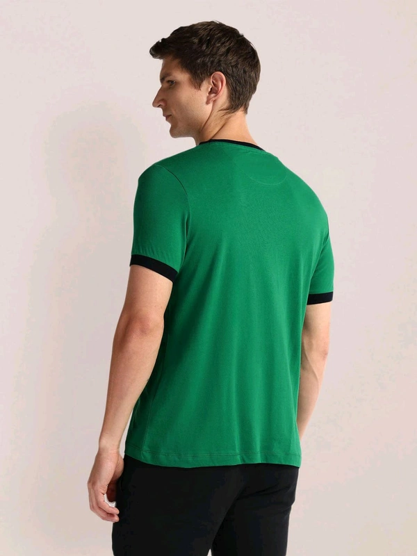 U.S POLO ASSN. Green Crew Neck Brand Print T-Shirt - Green House, S