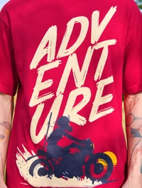 Bewakoof Men Red Graphic Oversized T-Shirt - Red, M