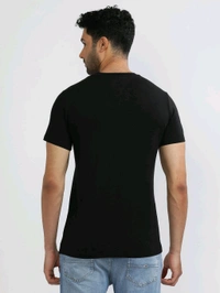 TOMMY HILFIGER Black Graphic T-Shirt - Black, XL