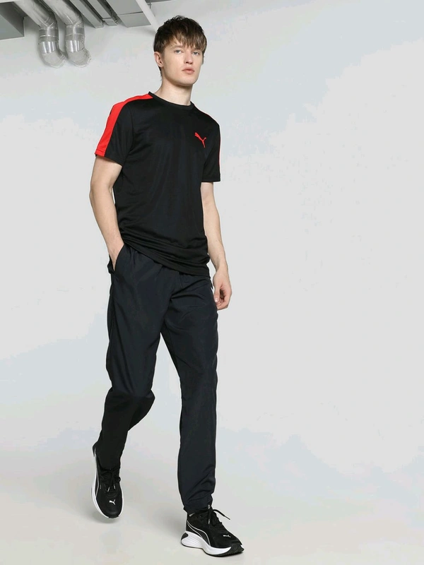 Puma  Teams Cr Mens Black T-Shirt - Black, S
