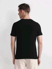 U.S POLO ASSN. Brand Print Pique T-Shirt - Black, L