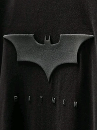 The Souled Store Men Official Batman 3d Logo Black T-shirts - Black, S