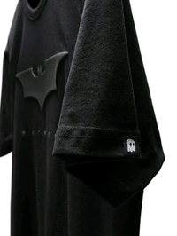 The Souled Store Men Official Batman 3d Logo Black T-shirts - Black, S