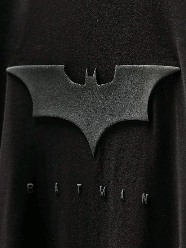 The Souled Store Men Official Batman 3d Logo Black T-shirts - Black, L
