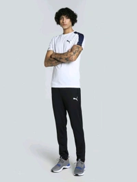 Puma  Teams Cr Men White T-Shirt - White, S
