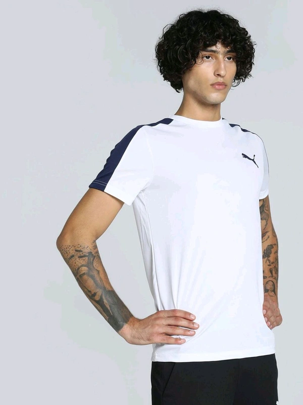 Puma  Teams Cr Men White T-Shirt - White, M