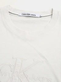 CALVIN KLEIN Men Off White Color T-Shirt - White, M