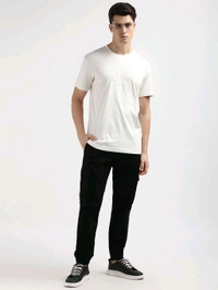 CALVIN KLEIN Men Off White Color T-Shirt - White, M