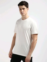 CALVIN KLEIN Men Off White Color T-Shirt - White, M