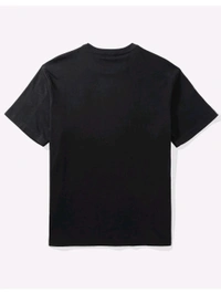 American Eagle Men Black Blended Fabric Graphic Printed Crew Neck T-Shirt - Black, M