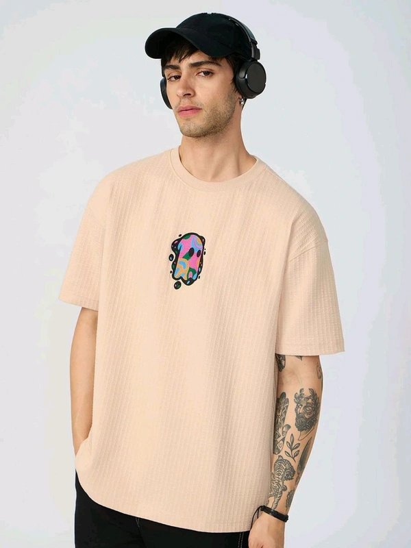 The Souled Store Originals Mr. Souls Splatter Men Oversized T-Shirt - Zombie, L
