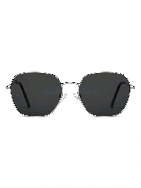 Zorva by Lenskart Grey Oval Sunglasses - Dove Gray