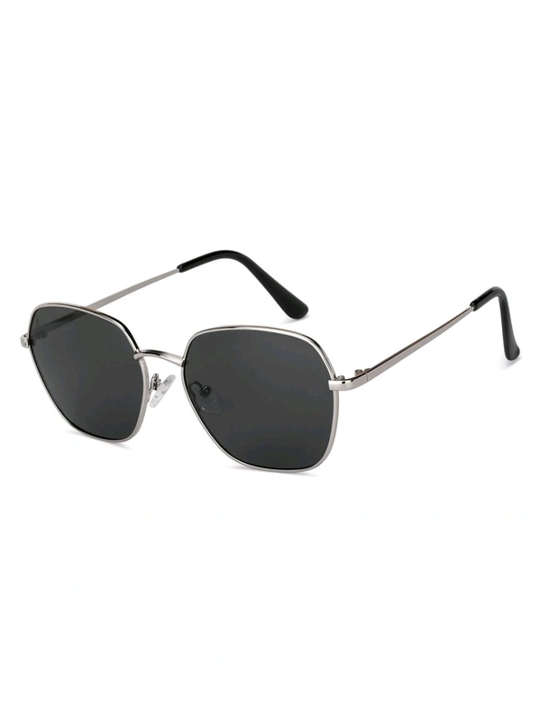 Zorva by Lenskart Grey Oval Sunglasses - Dove Gray