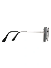 Zorva by Lenskart Grey Oval Sunglasses - Dove Gray