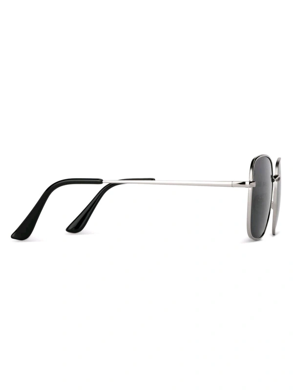 Zorva by Lenskart Grey Oval Sunglasses - Dove Gray