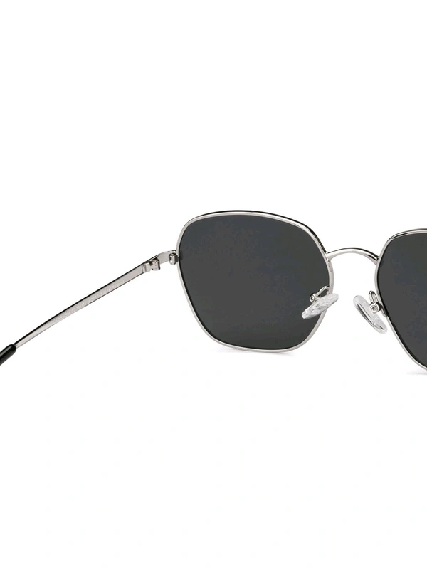 Zorva by Lenskart Grey Oval Sunglasses - Dove Gray