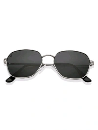 Zorva by Lenskart Grey Oval Sunglasses - Dove Gray