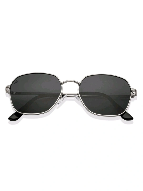 Zorva by Lenskart Grey Oval Sunglasses - Dove Gray