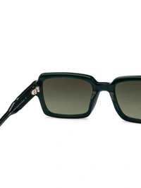 Zorva by Lenskart Unisex UV Protected Green Lens Green Frame Sunglasses - Black, One Size