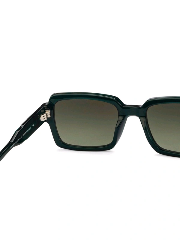 Zorva by Lenskart Unisex UV Protected Green Lens Green Frame Sunglasses - Black, One Size