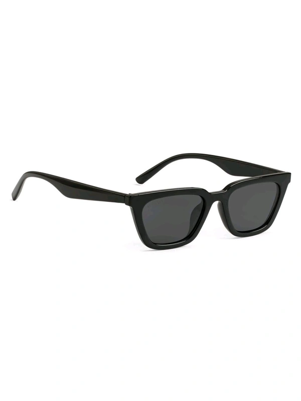 Zorva Square Polarized Men Women Sunglasses Black Lens - Dove Gray, One Size